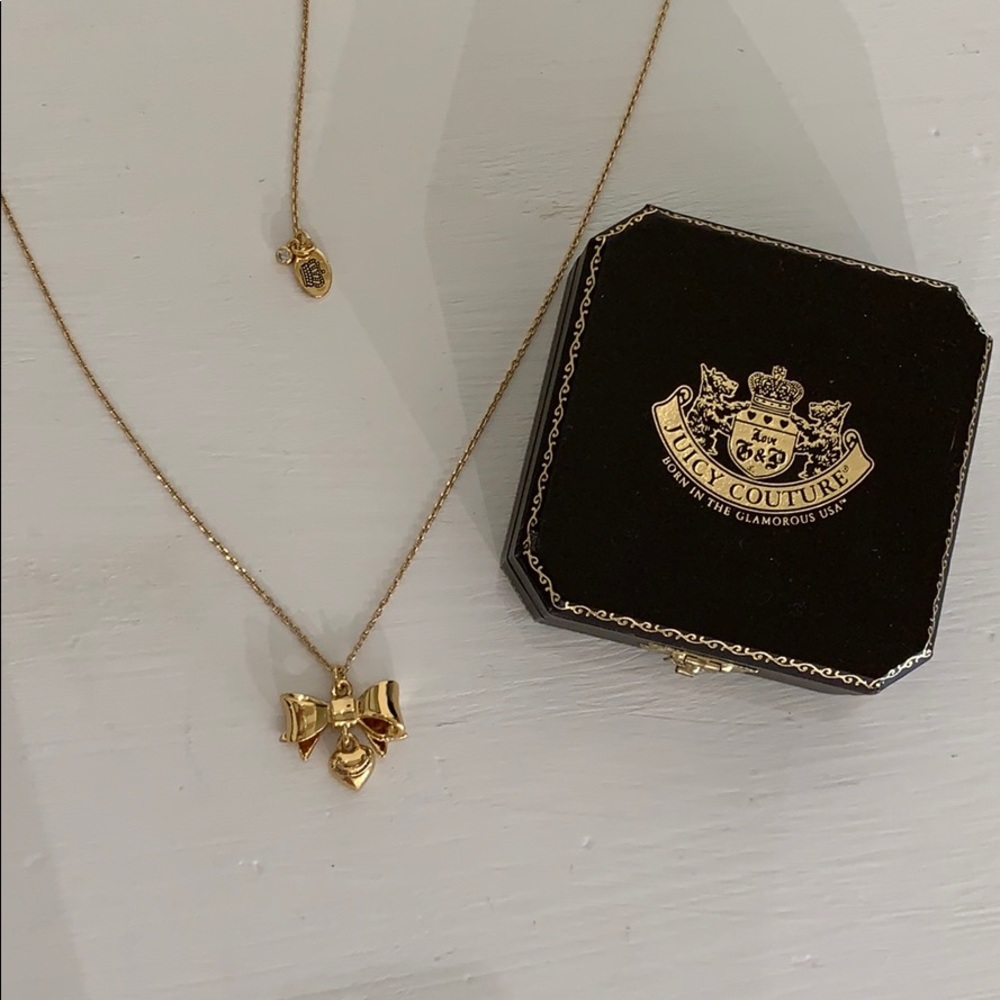 Juicy Couture Bow Necklace